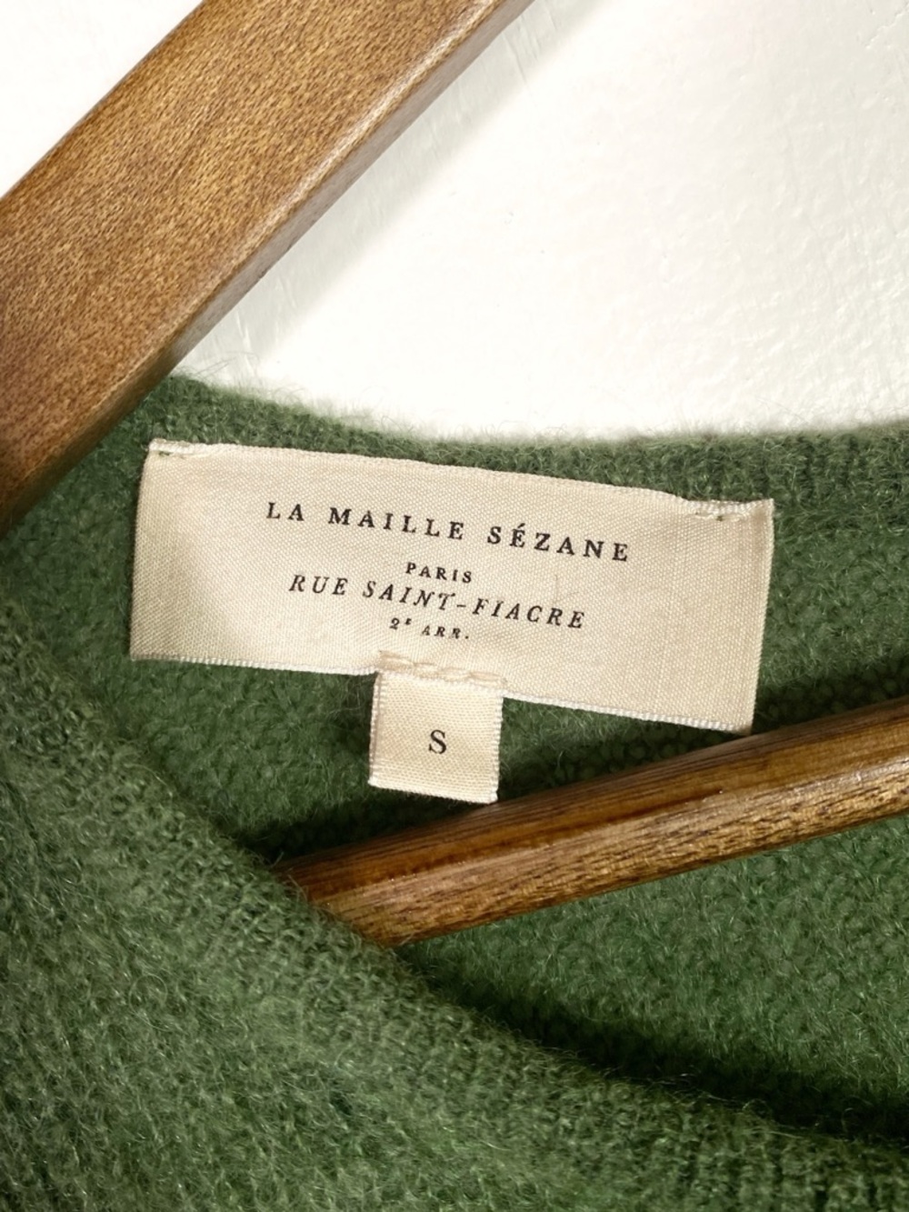 Sezane Gaspard Cardigan Green - Picture 5 of 6
